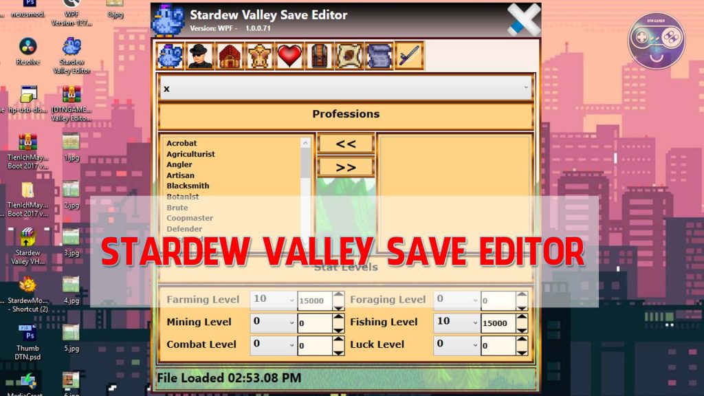 stardew valley save editor 2019